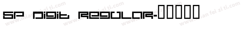 SP Digit Regular字体转换